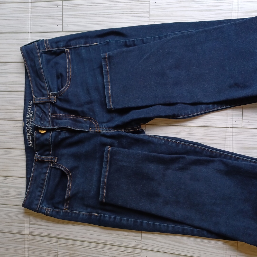 American Eagle dark wash jeans/jeggings,Woman's 8R,Skinny Jeans.